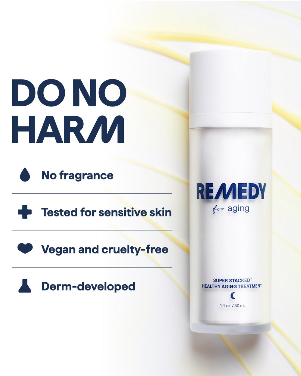 Remedy Science on nightstand illustrating nightly skincare routine