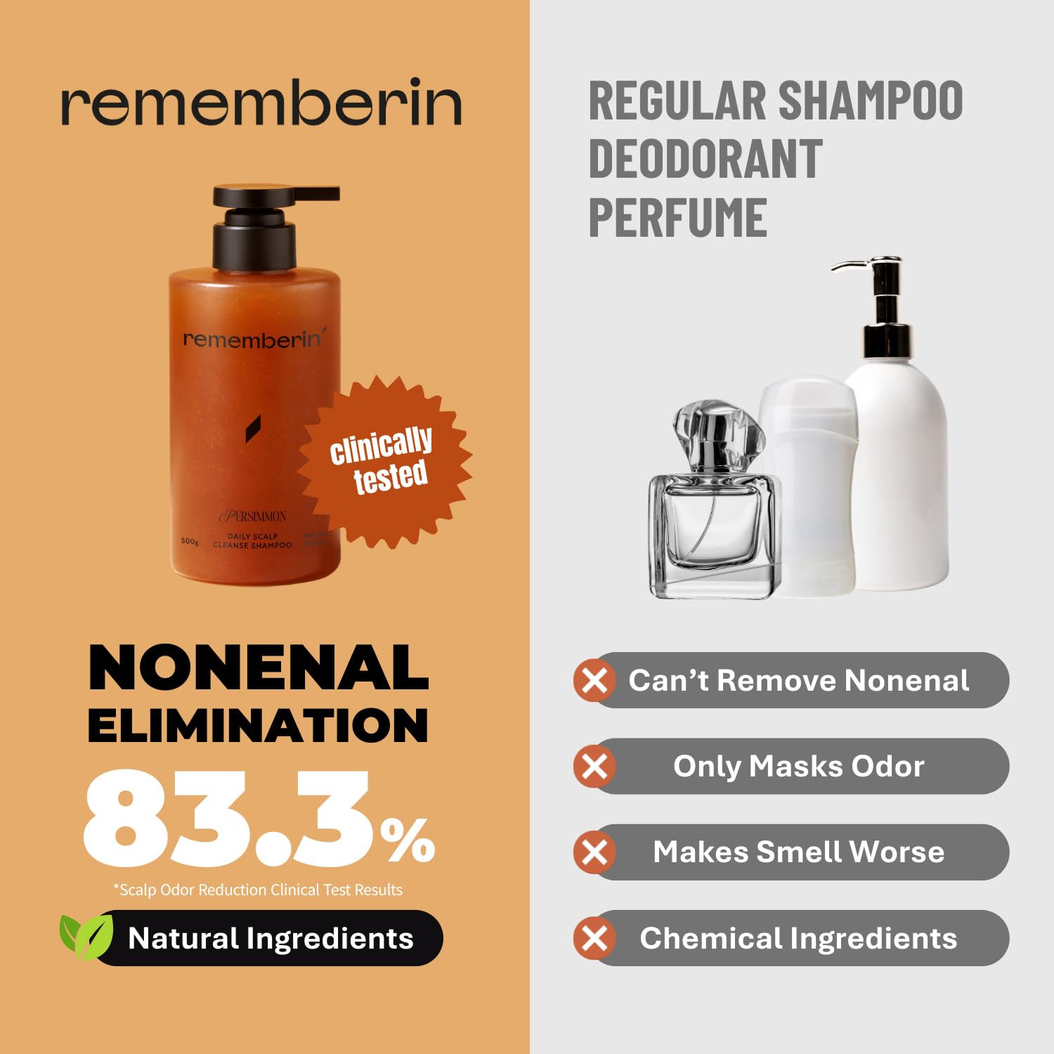 Rememberin shampoo lather close-up highlighting rich foam for thorough scalp cleansing