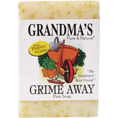 Remwood Gardener Grime Away front packaging showing soap bar and label, easy cleanup