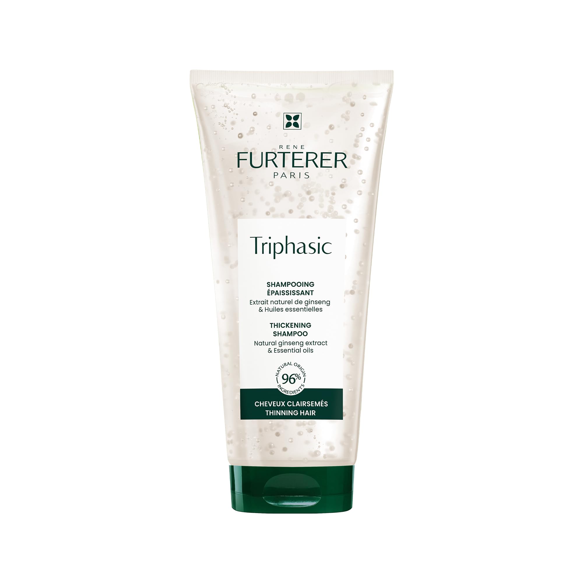 René Furterer front bottle view showing clear packaging and product benefit