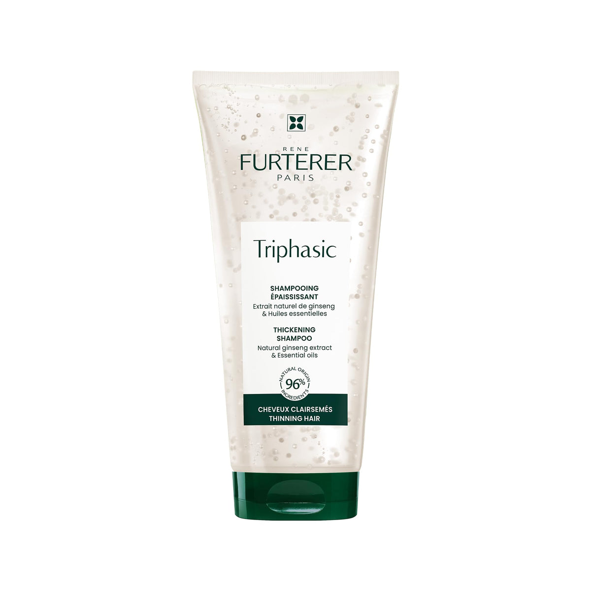 René Furterer front bottle view showing clear packaging and product benefit