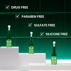 René Furterer serum applied to scalp demonstrating targeted energizing benefit