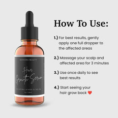 Rennora Beauty label close-up emphasizing organic herbs and vitamins