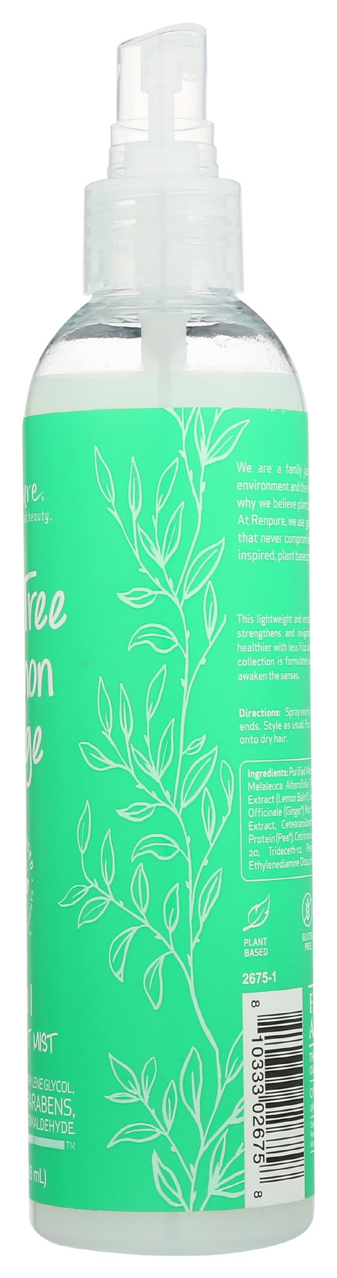 RENPURE held in hand for scale showing the portable 8-ounce size for on-the-go convenience