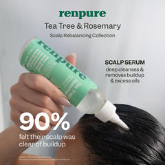 RENPURE close-up drop of serum texture illustrating quick absorption benefit