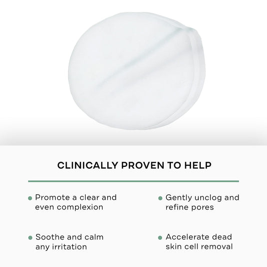 Replenix close-up of pad texture highlighting soft fibers and even soak benefit