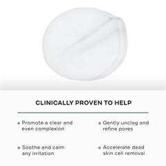 Replenix close-up of pad texture highlighting soft fibers and even soak benefit