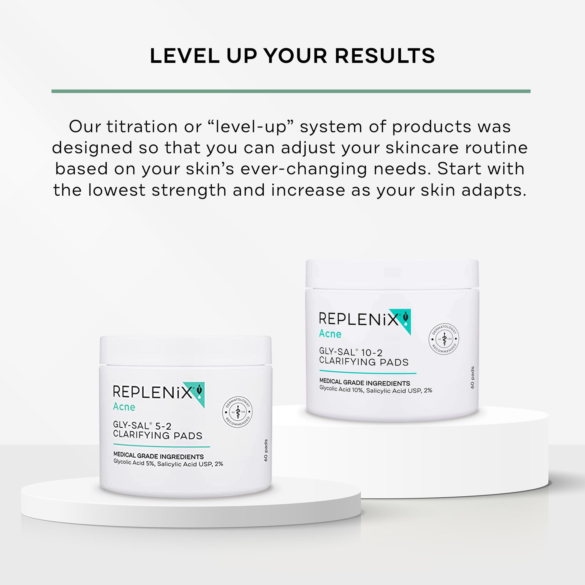 Replenix pad in hand during application demonstrating convenient use benefit