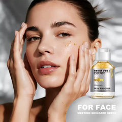 Repqoauv ampoule applied after microneedling to aid skin recovery benefit