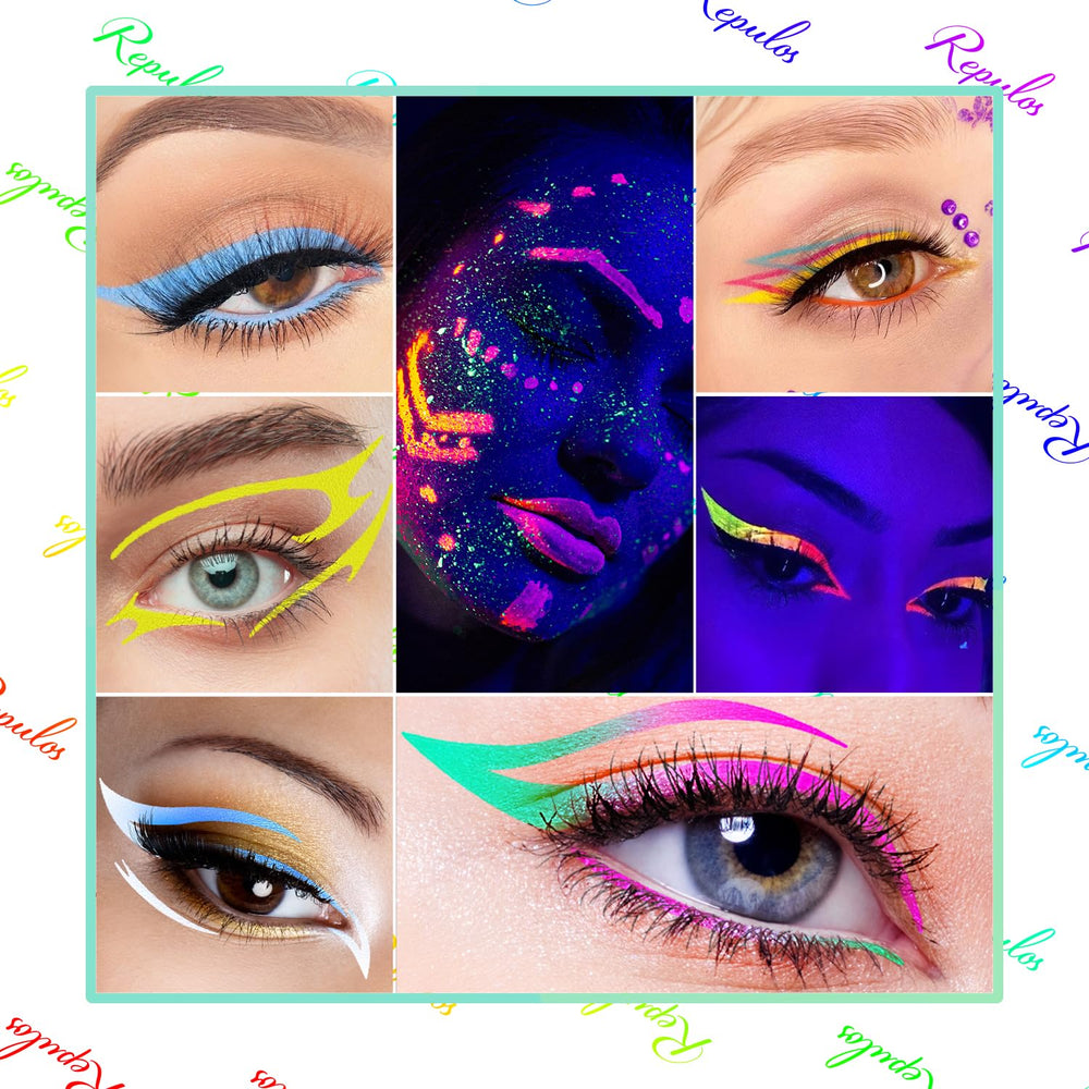 REPULOS swatches on arm displaying true high‑pigment colors for accurate shade preview