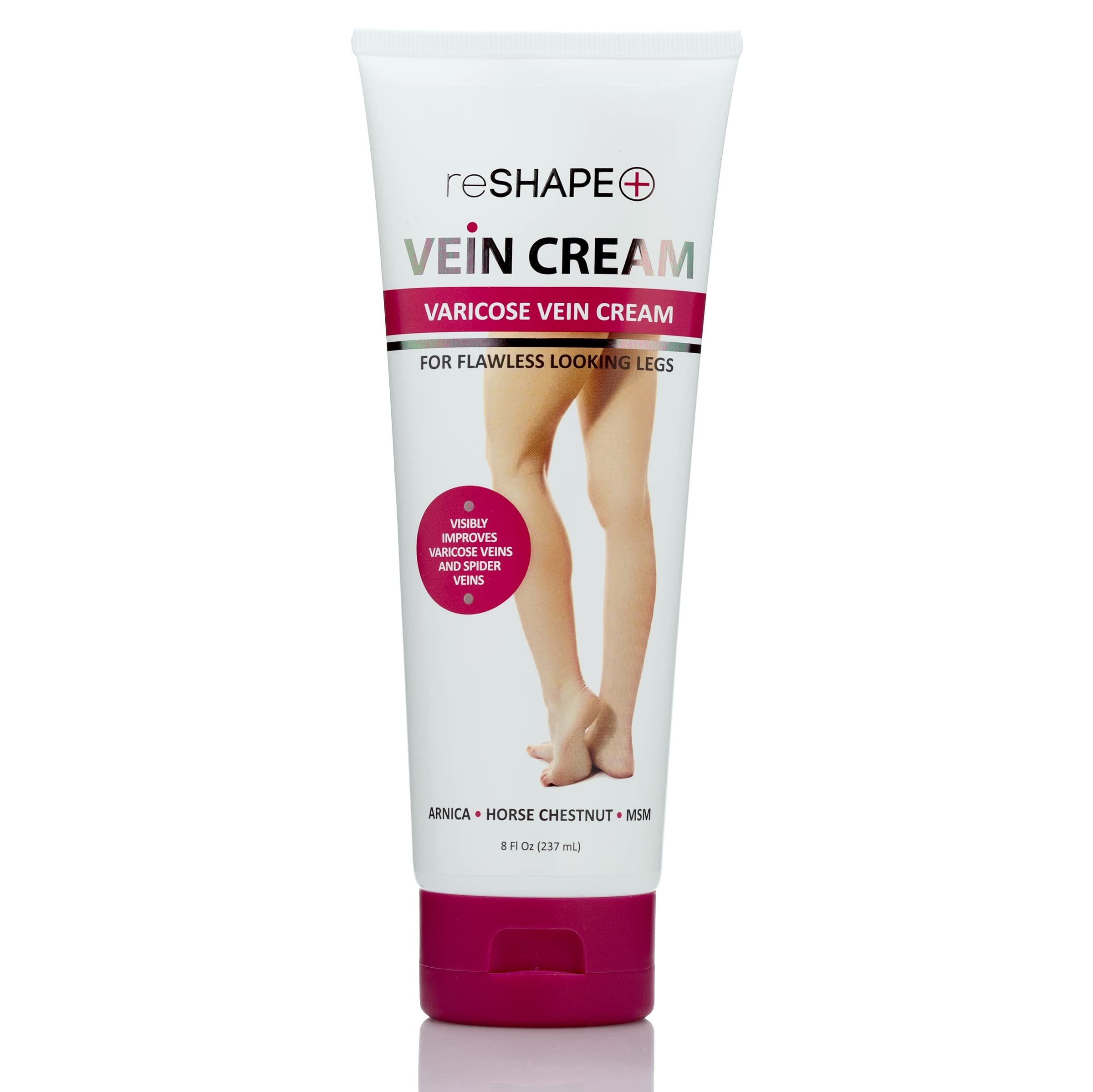 Reshape+ front packaging 8 oz showing label and pump for easy daily use