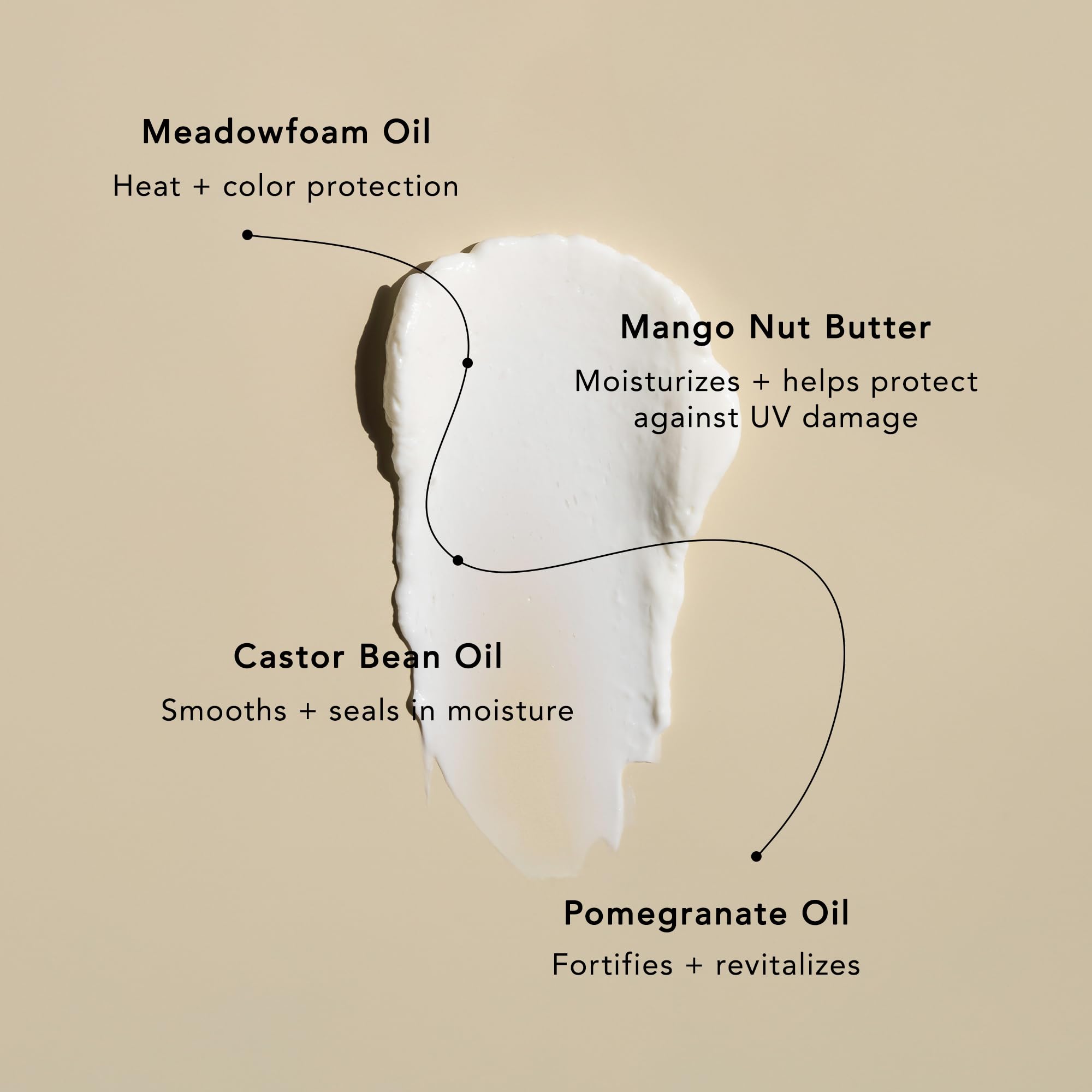 REVERIE open jar with mango nut butter visual highlighting nourishing conditioning
