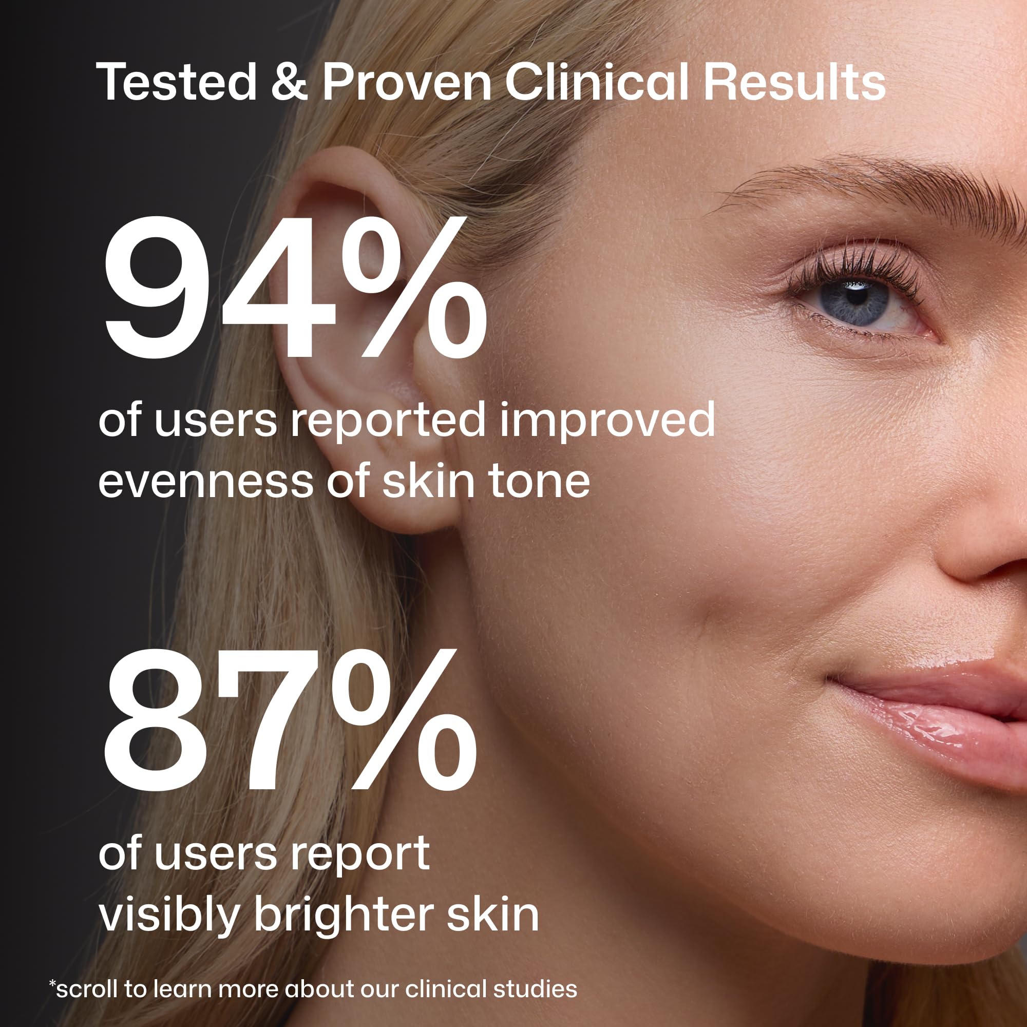 Revision Skincare serum held in hand to show compact 0.5 fl oz size and scale