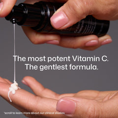 Revision Skincare label close-up highlighting 30% THD Ascorbate and ingredient clarity