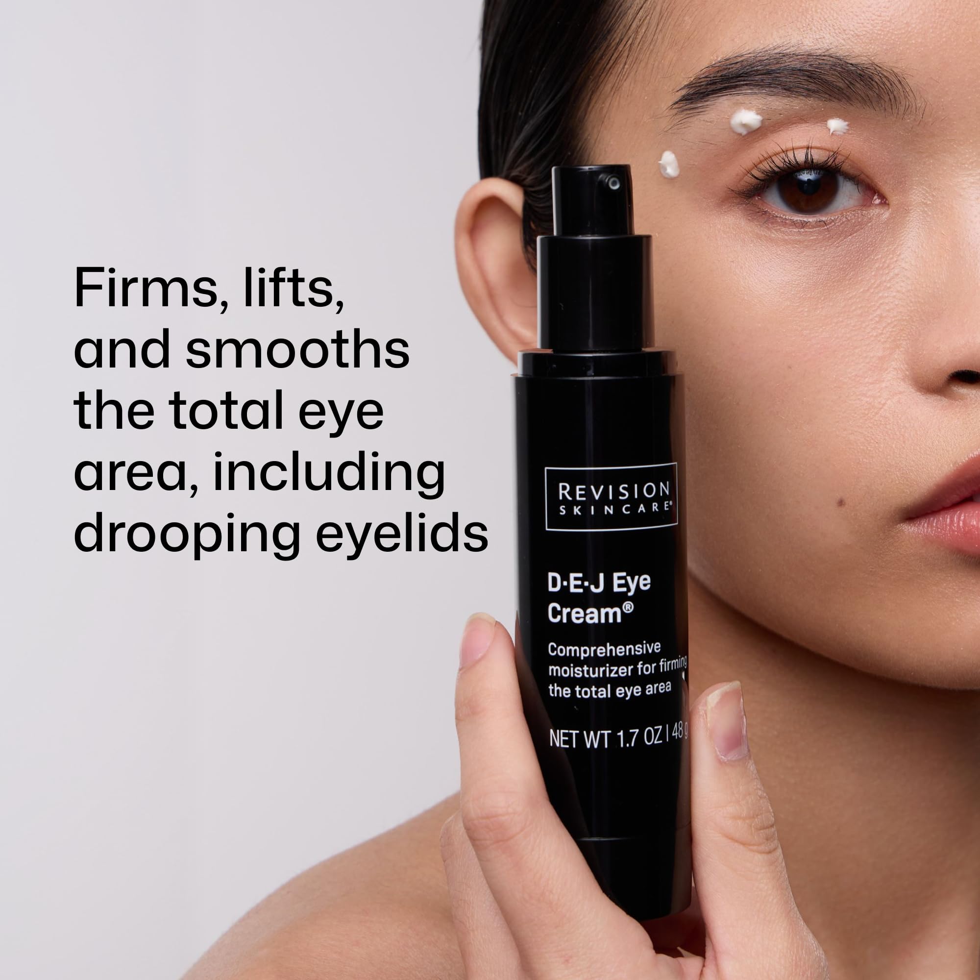 Revision Skincare open jar revealing smooth hydrating cream texture