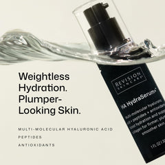 Revision Skincare applied to hand demonstrating smooth absorbency