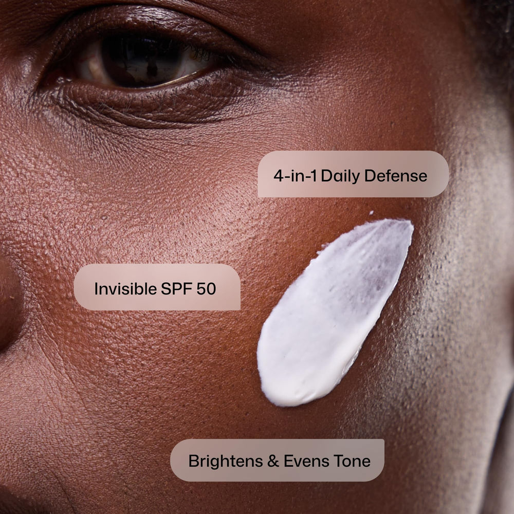 Revision Intellishade clear blended on skin demonstrating invisible finish