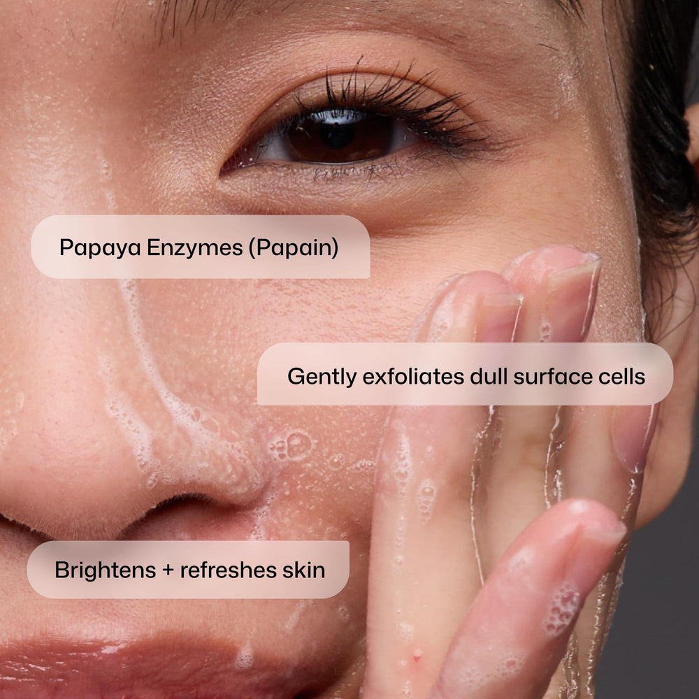 Revision Skincare bottle on counter highlighting everyday placement and accessibility