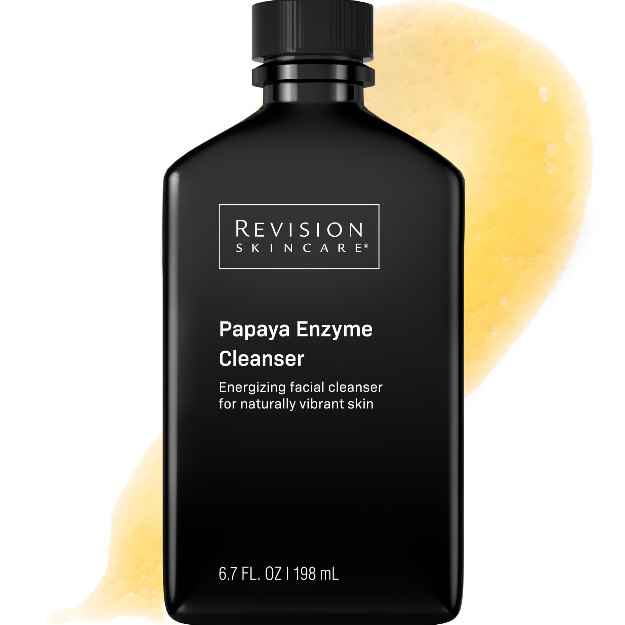 Revision Skincare front bottle view, clean design and clear branding benefit clarity