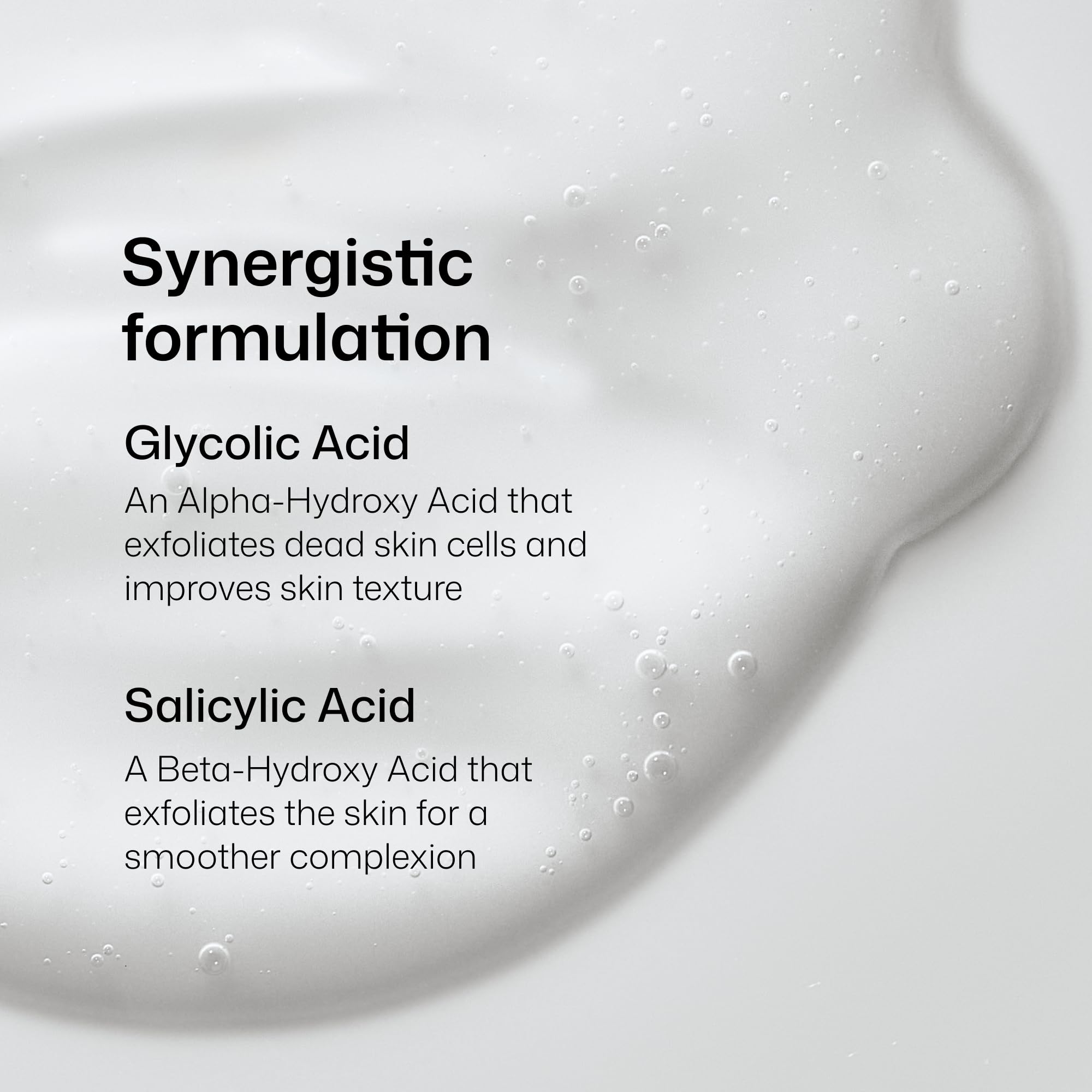 Revision Skincare dispensing cleanser from tube illustrating easy application benefit