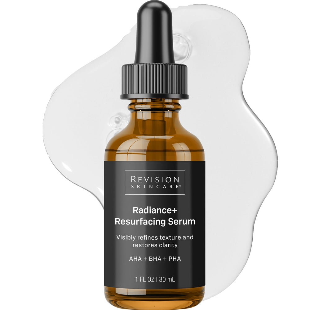Revision Skincare front bottle view showing sleek packaging and clinical design