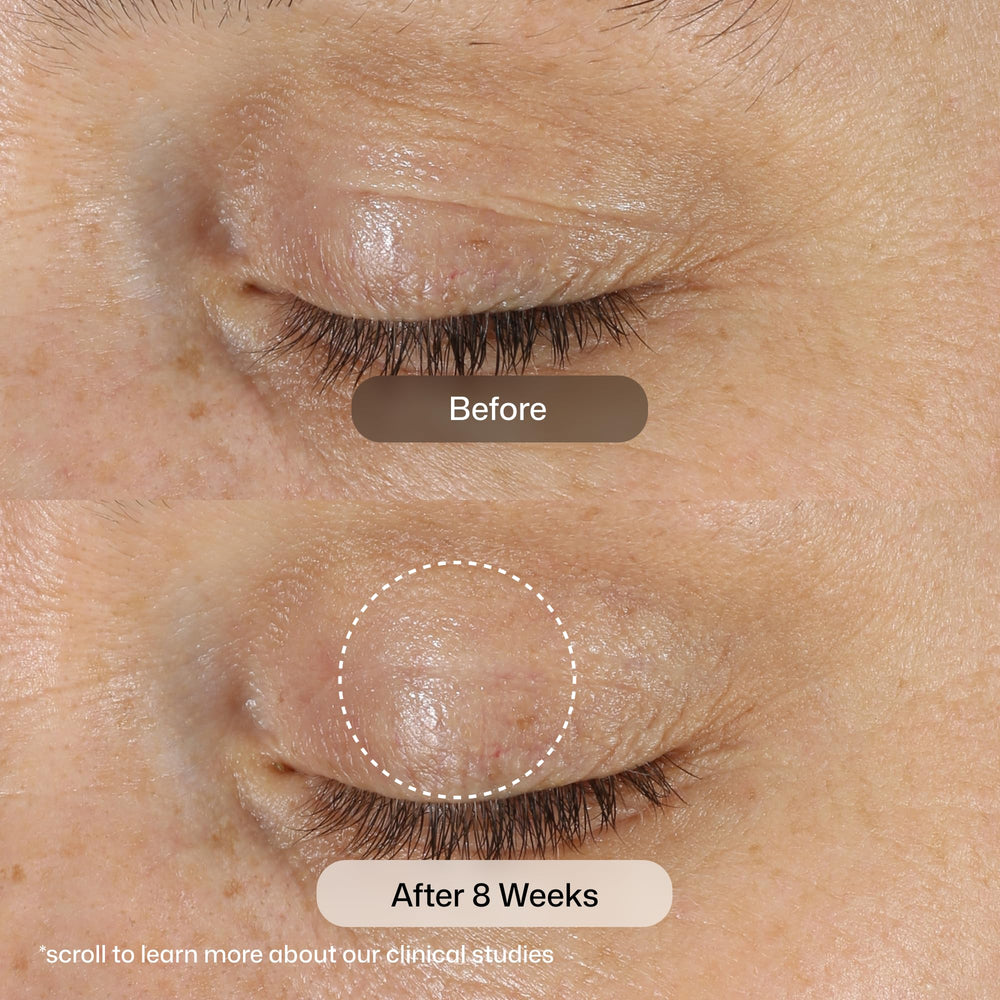 Revision Skincare close-up of cream texture highlighting smooth application