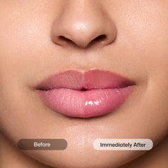 Revision Skincare gel texture close-up displaying clear, hydrating formula for smooth lips