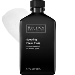 Revision Skincare front bottle shot showing clean packaging and calming benefit