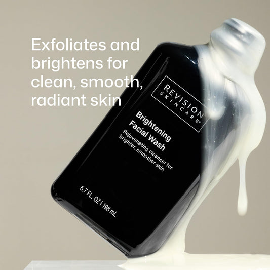 Revision Skincare foam texture close-up demonstrating gentle exfoliating lather