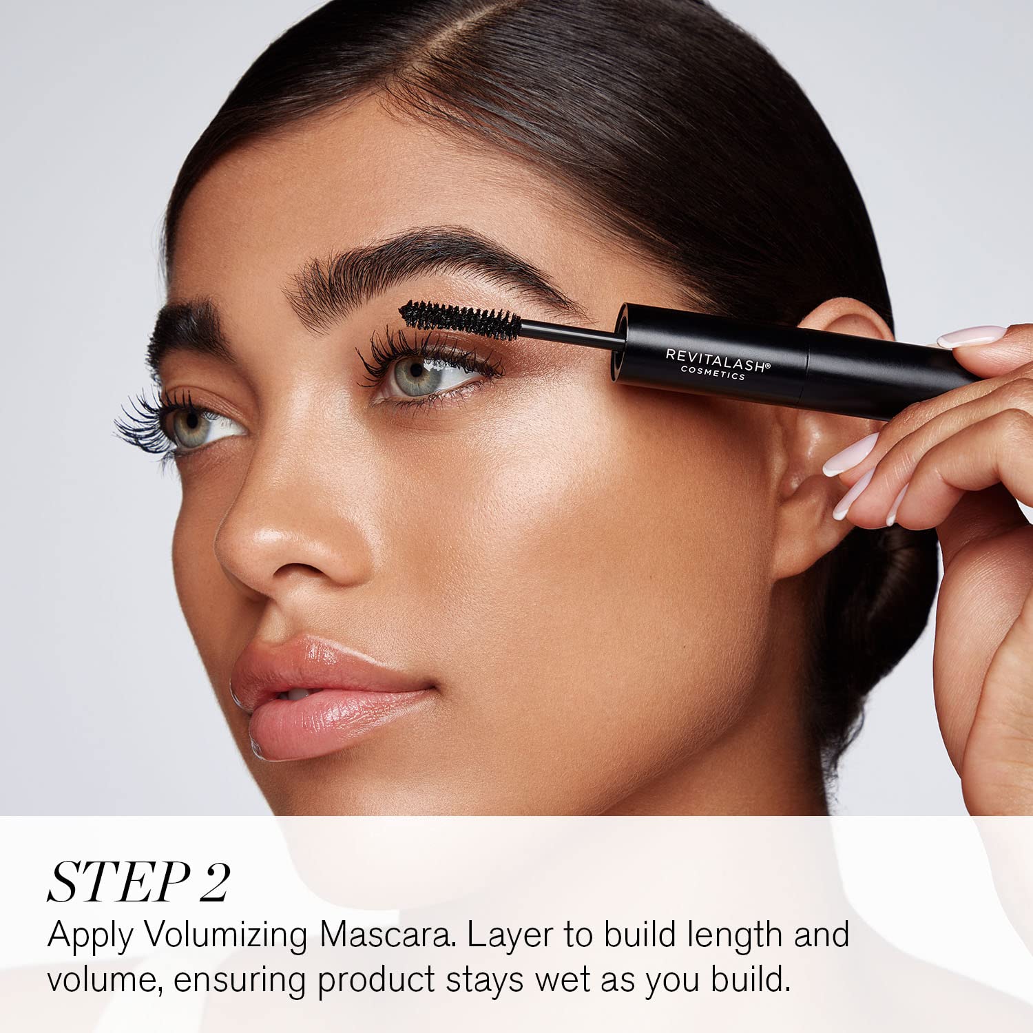 RevitaLash double-ended tube opened to show both applicators benefit