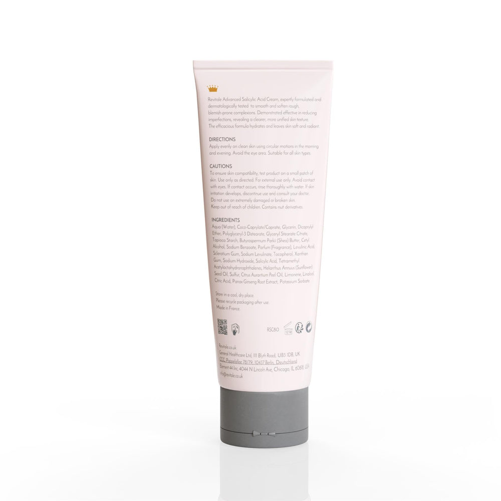 REVITALE on bathroom shelf in routine setting suggesting daily skincare convenience