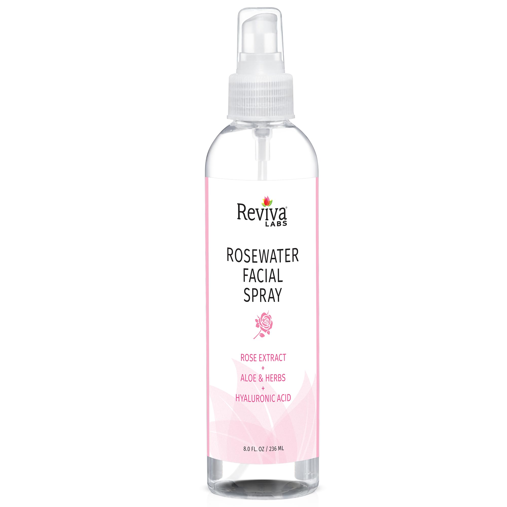 Reviva Labs front bottle showing label and 8 fl oz size for quick identification