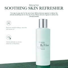 RéVive application with cotton pad demonstrating gentle makeup removal