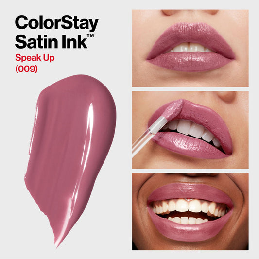 Revlon swatch of 009 Speak Up on arm displaying true color payoff