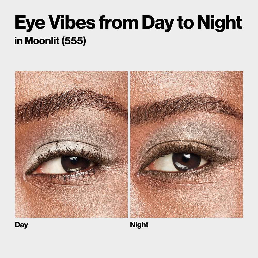 Revlon 555 Moonlit shade label close-up showing shade names and organized selection