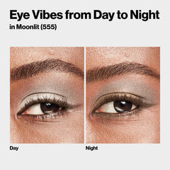 Revlon 555 Moonlit shade label close-up showing shade names and organized selection