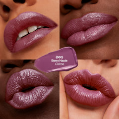 Revlon lipstick open bullet close-up displaying creamy texture and smooth application benefit
