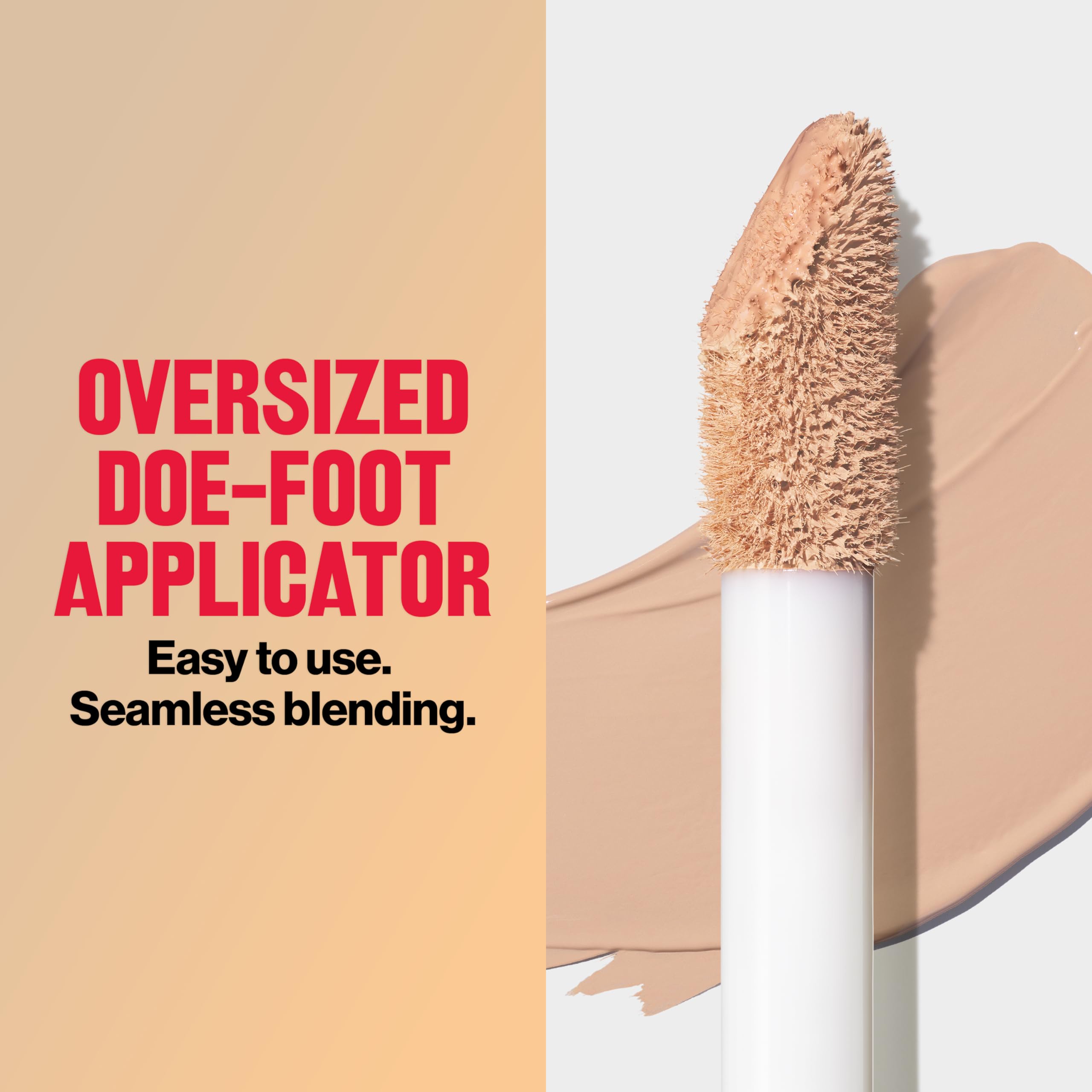 Revlon arm swatch in varied lighting to show shade match confidence