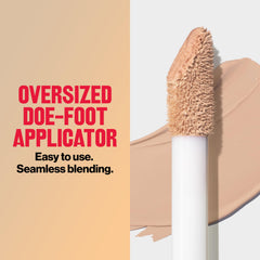 Revlon arm swatch in varied lighting to show shade match confidence