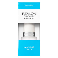 Revlon base coat brush closeup displaying even bristles for streak-free application