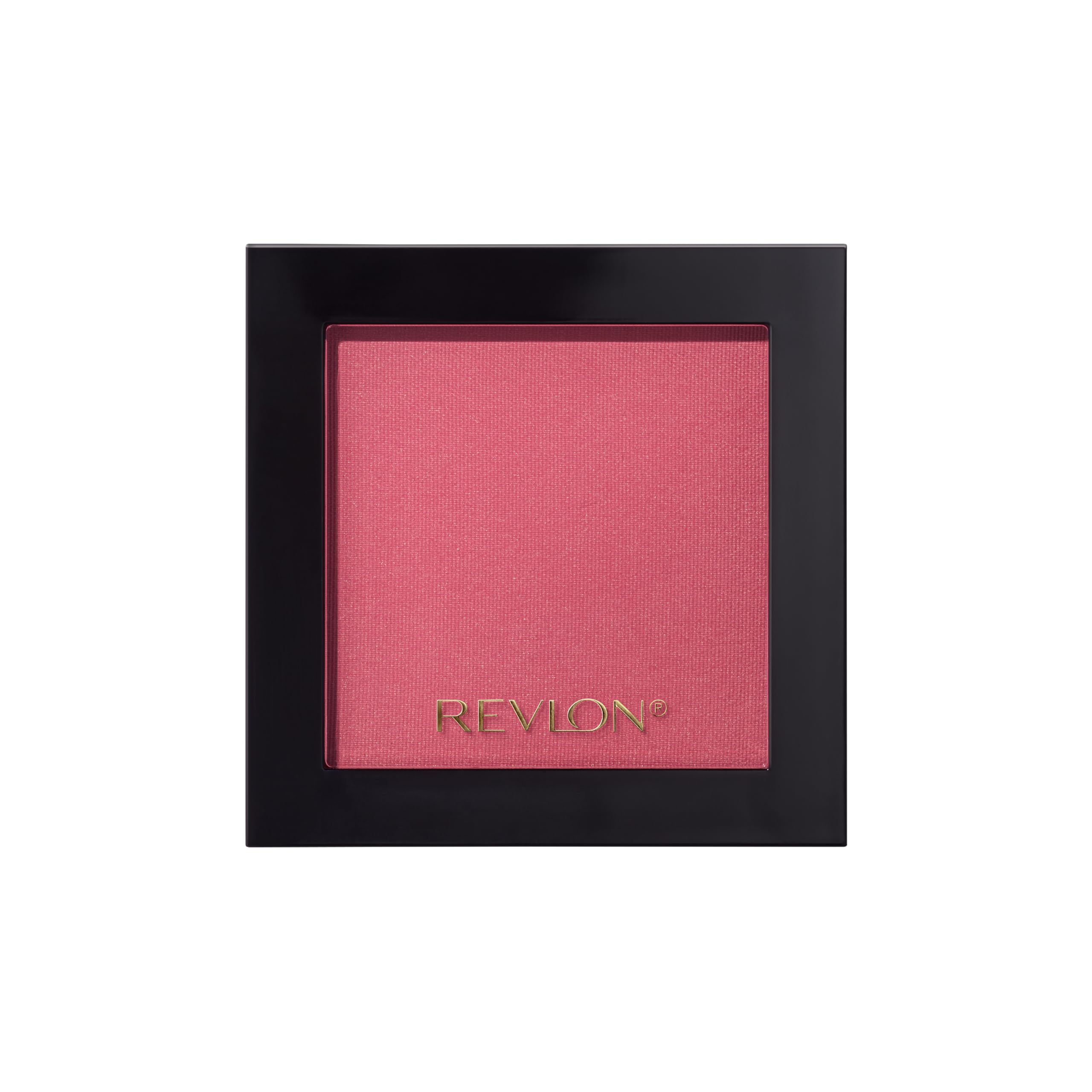 Revlon compact front view showing Very Berry shade and sleek packaging benefit convenience