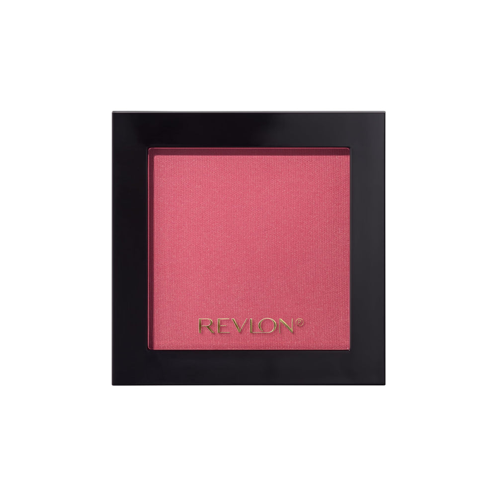 Revlon compact front view showing Very Berry shade and sleek packaging benefit convenience