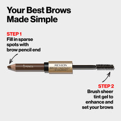Revlon tinted gel wand displaying sheer color and lightweight hold
