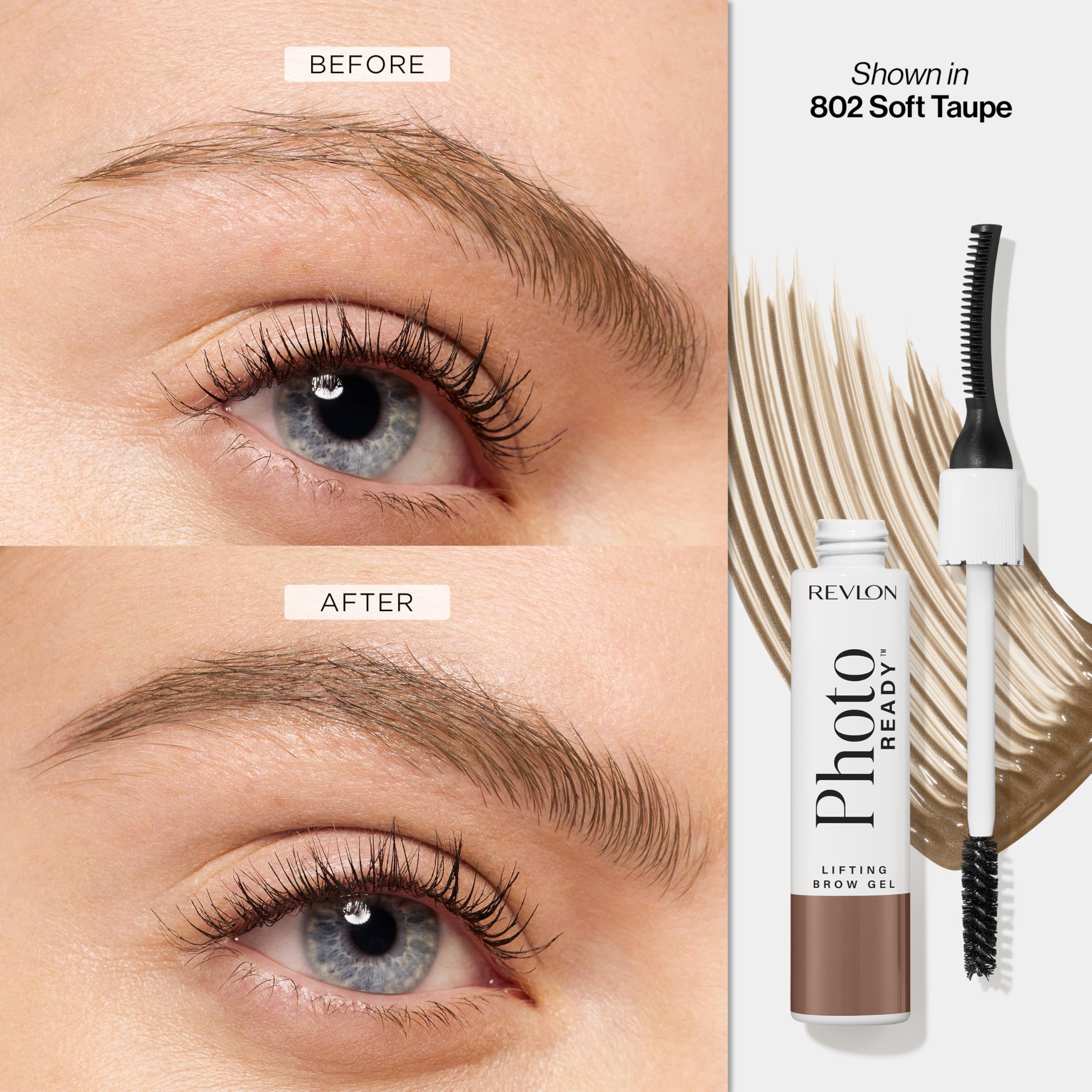 Revlon spoolie applicator close-up styling every brow hair precisely
