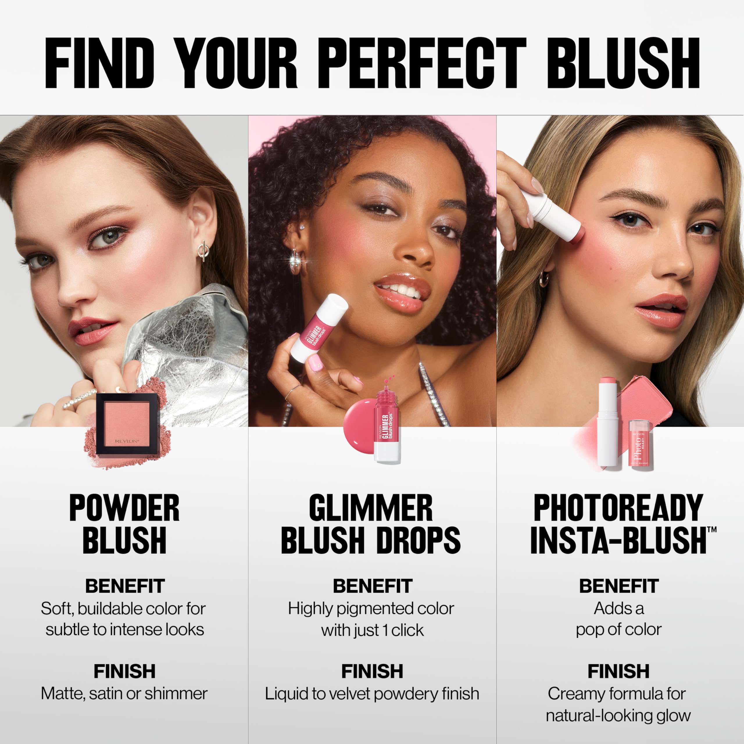 REVLON Candy Kiss used on lips and cheeks showing versatile color coordination
