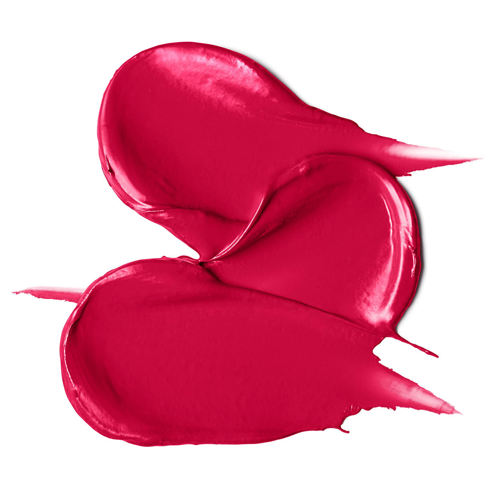 Revlon lipstick texture swipe on paper shows creamy matte payoff benefit: one-swipe coverage