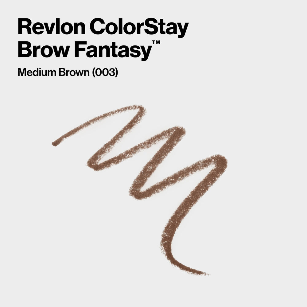 Revlon clear gel applicator detail showing brush tip for lifting brows