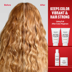 REVLON ColorSilk hair after use showing smooth, color-brightened strands