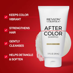 REVLON ColorSilk back label close-up highlighting usage and ingredient info