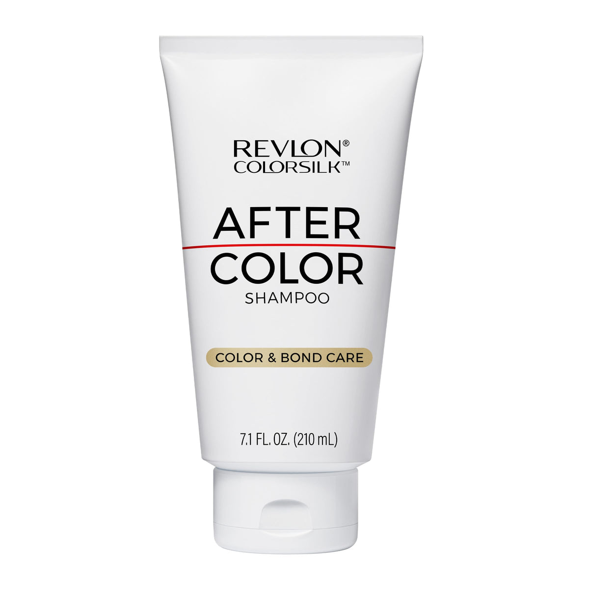 REVLON ColorSilk front bottle view showing product and benefit of color care